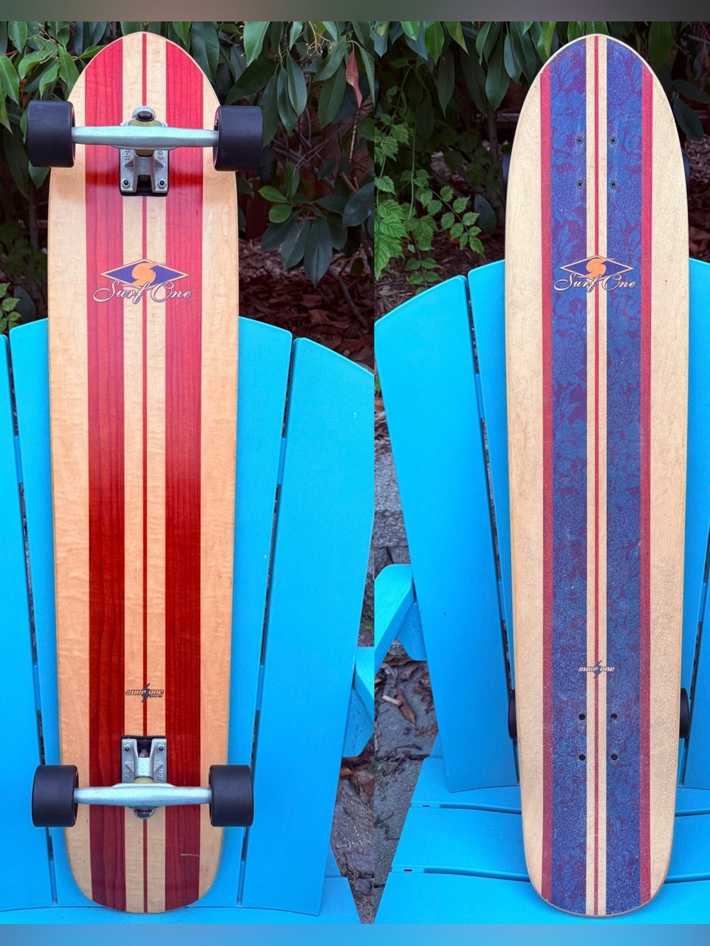 Surf One/Powell Peralta “Pakala III” Complete Longboard Skateboard - 9.25” x 43”